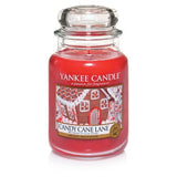 Scented candle, large jar Candy Cane Lane 623g