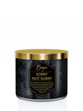 Boujee scented candle with three wicks Sorry Not Sorry 411g