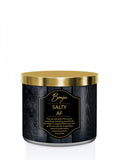 Boujee scented candle with three wicks Salty AF 411g