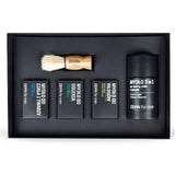 Golibroda set hair soap 85ml + body and face soap 85ml + shaving soap 85ml + 3in1 soap + shaving brush