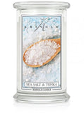 Large scented candle with two wicks Sea Salt & Tonka 623g