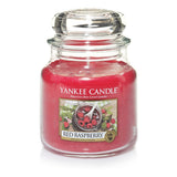Scented candle, medium jar, Red Raspberry 411g