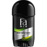Men Sport Energy Boost 72h antiperspirant stick with an energizing green scent 50ml