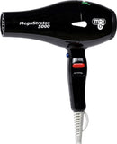 Mega Stratos 5000 Xtra Power BLACK hair dryer
