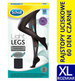 Light Legs compression tights 60 DEN black size XL