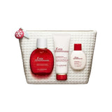 Eau Dynamisante set refreshing water 100ml + moisturizing body lotion 100ml + shower gel 50ml + cosmetic bag