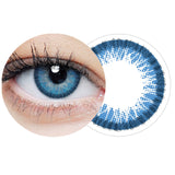Clearcolor 1-day Light Blue CL240 colored 1-day contact lenses -2.00 10pcs