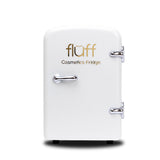 Cosmetics Fridge cosmetic fridge with gold logo White