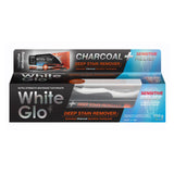 Charcoal Deep Stain Remover Sensitive Relief whitening toothpaste with active carbon 125ml + brush