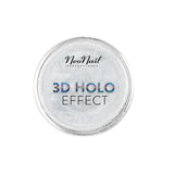 3D Holo Effect Silver 3g nail powder