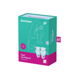 Feel Confident Menstrual Cup 15ml + 20ml Light Blue menstrual cup set