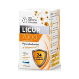 Licur 7000 + Vitamin D liquid curcumin, dietary supplement 30 capsules