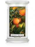 Large, scented candle with two wicks, Sicilian Orange 623g