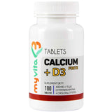 Calcium + D3 dietary supplement 100 tablets