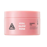 Code9 HyalGlow Rose Essence Pad organic moisturizing face pads 135ml