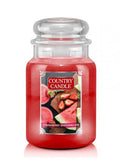 Large scented candle with two wicks Strawberry Watermelon 680g