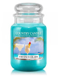Large scented candle with two wicks Coconut Colada 652g