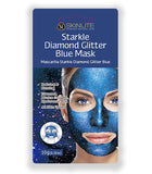 Starkle Diamond Glitter Blue Mask diamond peel-off mask in a sheet of 10g