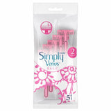 Simply Venus 2 Basic disposable women's razors 5 pcs