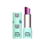 Animal Two-Tone Lip Balm Stick Lip Balm Blueberry Mouse 3.8g