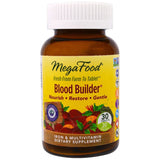 Blood Builder supplement helping to maintain the proper level of iron in the blood. Dietary supplement 30 tablets