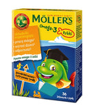 Omega-3 Fish jelly beans with omega-3 acids and vitamin D3 for children Orange-lemon 36 pcs.