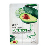 Fruits Gelato Nutrition Mask nourishing sheet mask with avocado extract 25ml