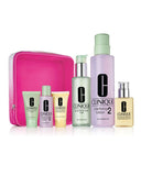 3 Step Intro System "3 Steps" set for normal skin towards dry skin No. 2 - 6 products + cosmetic bag