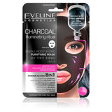 Charcoal Iluminating Ritual cleansing mask with charcoal on fabric 20ml