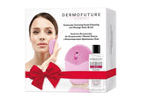 Set of sonic face brush with foamer Pink + micellar gel for face washing 3in1 150ml