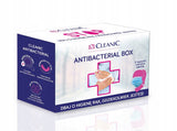 Antibacterial Box set of wipes 3 packages + refreshing hand gel 50ml + disposable protective masks 2 pcs