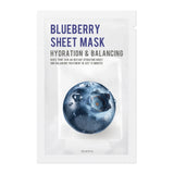 Blueberry Sheet Mask moisturizing sheet mask with blueberries 22ml