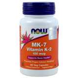 Vitamin K2 MK-7 100mcg dietary supplement 60 capsules