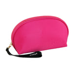 Cosmetic bag with a semicircular strap Pink