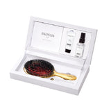 Golden Spa Brush set of gold hairbrush + Argan Elixir 20ml + Silk Perfume 50ml