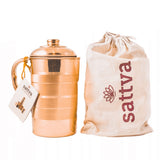 1950ml striped copper jug