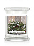 Medium scented candle with two wicks Juniper & Laurel 411g