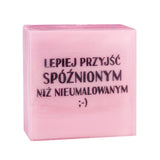 Short Message Soap SMS Pink natural glycerin soap Wi?nia 60g