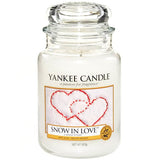Scented candle, large jar, Snow in Love 623g