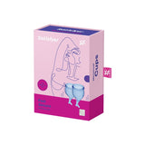 Feel Secure Menstrual Cup set of menstrual cups 15ml + 20ml Dark Blue