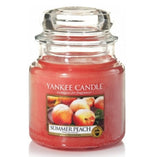 Scented candle, medium jar, Summer Peach 411g
