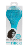 Elegant blue brush for thick hair