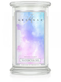Large, scented candle with two wicks Watercolors 623g