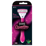 Quattro For Women razor with replaceable blades for women 1pc