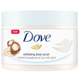 Exfoliating Body Scrub Crushed Macadamia & Rice Milk 225ml