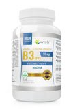Niacin Vitamin B3 (PP) 50mg + L-Leucine + Prebiotic Nicotinic Acid, dietary supplement 120 capsules
