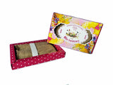 Peeling glove with grated soap Flower Mix 100g
