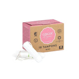 Tampons organic tampons without applicator Mini 18 pcs