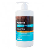 Keratin Shampoo shampoo rebuilding the structure of dull and brittle hair with a pump Keratin Argina and Collagen 1000ml