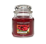 Black Cherry scented jar candle 411g medium